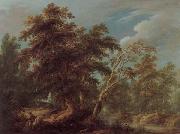 KEIRINCKX, Alexander Hunters in a Forest oil on canvas